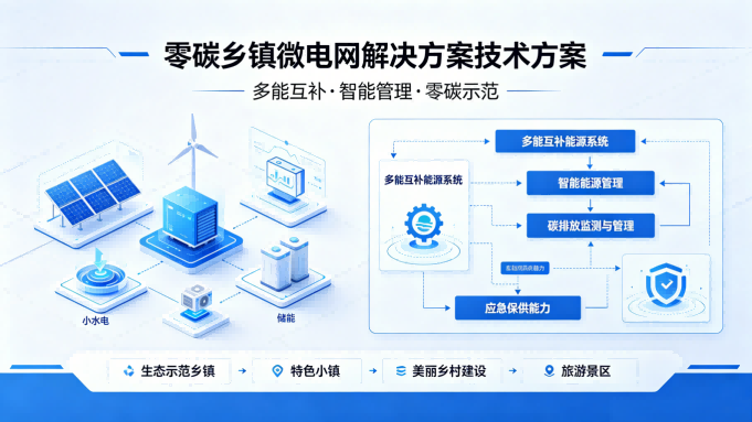 零碳乡镇微电网解决方案